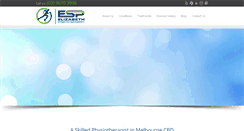 Desktop Screenshot of elizabethphysio.com.au