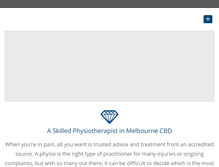 Tablet Screenshot of elizabethphysio.com.au